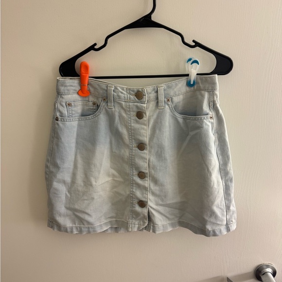 NOBO High Rise Light Blue Denim Skirt - Picture 1 of 2